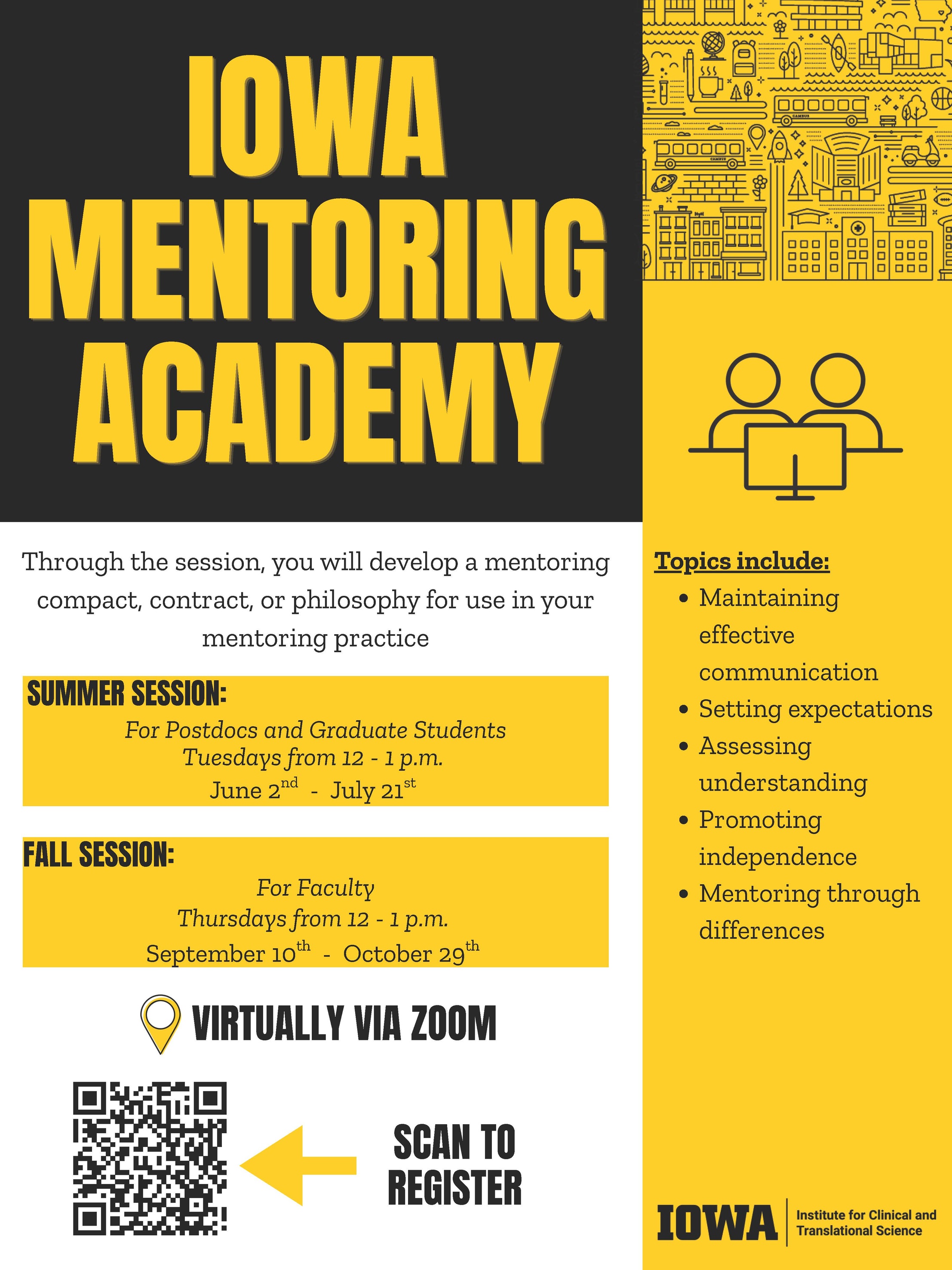Image of details for Summer and Fall 2026 Iowa Mentoring Academies
