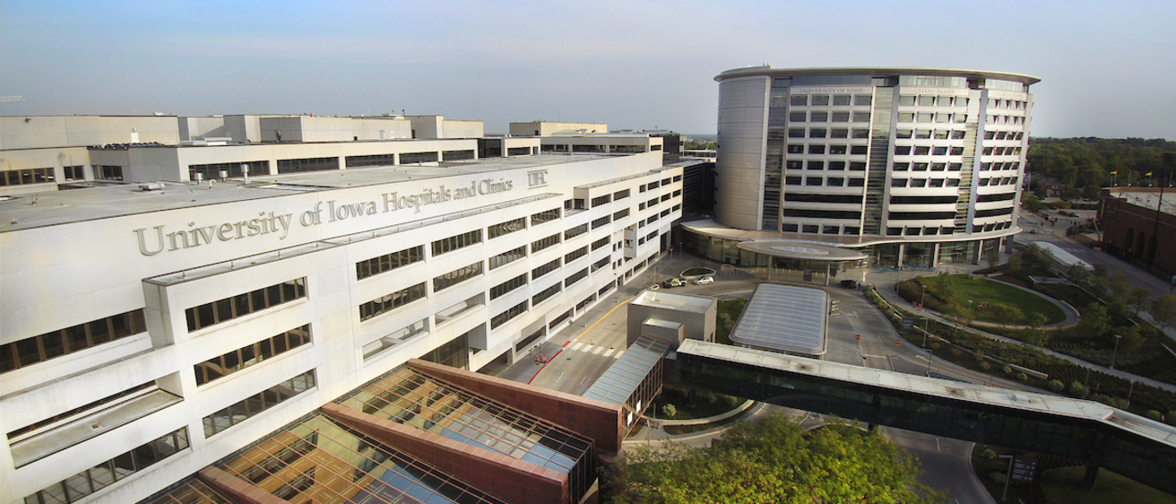 Drone image of UI Health Care University Campus